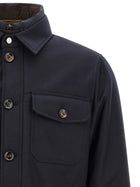 MooRER Dasson Overshirt Blue