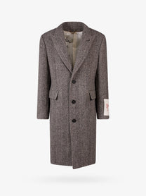 Golden Goose Men's Daster Virgin Wool Coat Grey