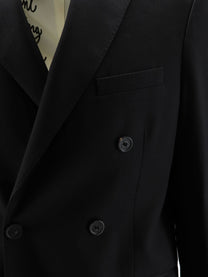 Golden Goose Men's Dave Virgin Wool Blazer Black