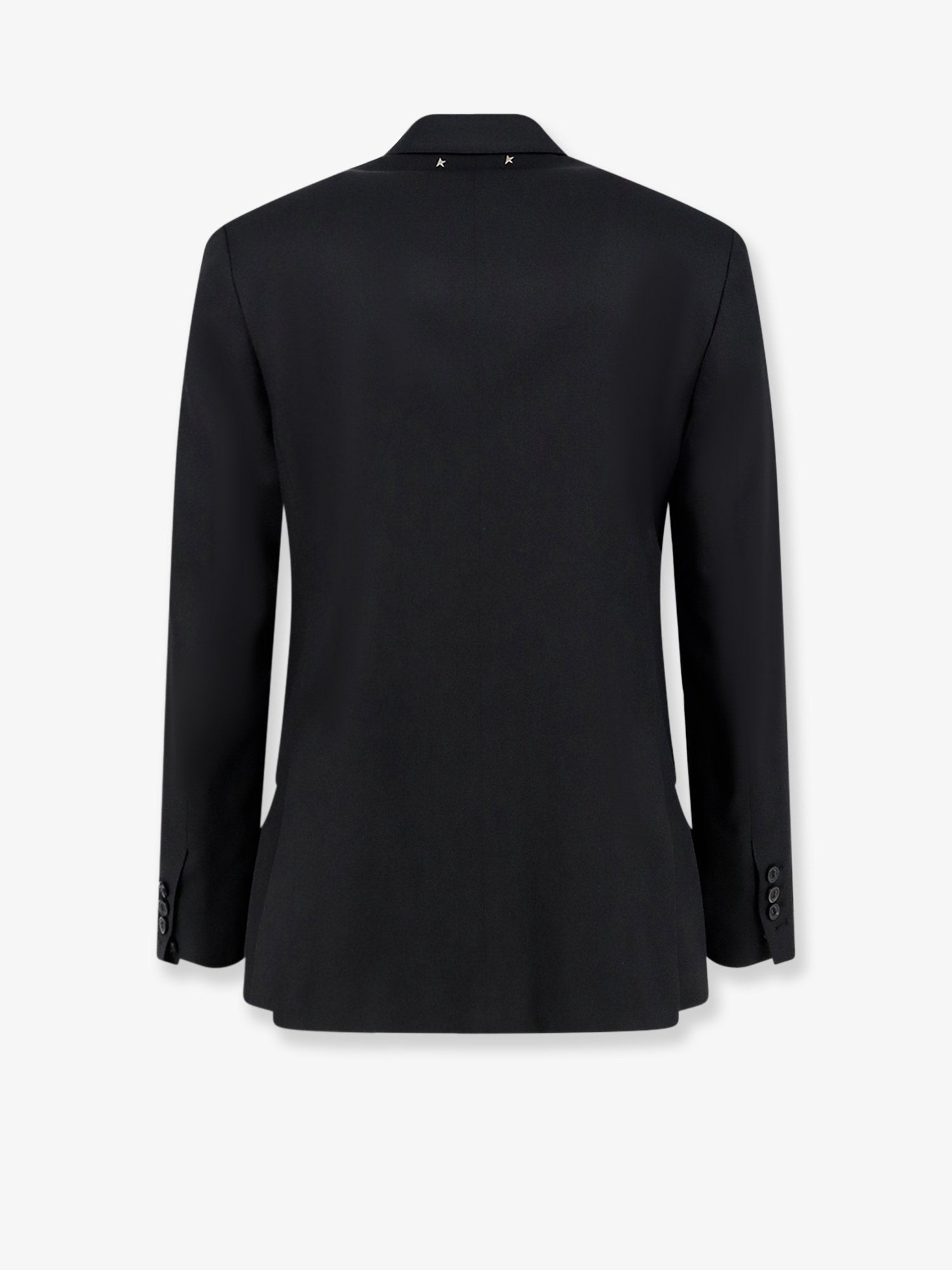 Golden Goose Men's Dave Virgin Wool Blazer Black