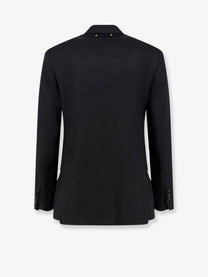 Golden Goose Men's Dave Virgin Wool Blazer Black