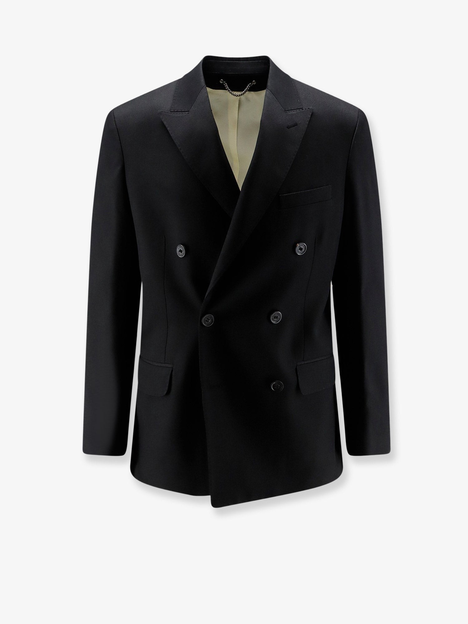 Golden Goose Men's Dave Virgin Wool Blazer Black
