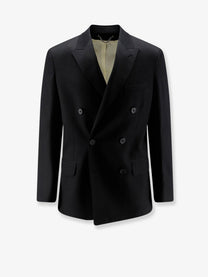 Golden Goose Men's Dave Virgin Wool Blazer Black