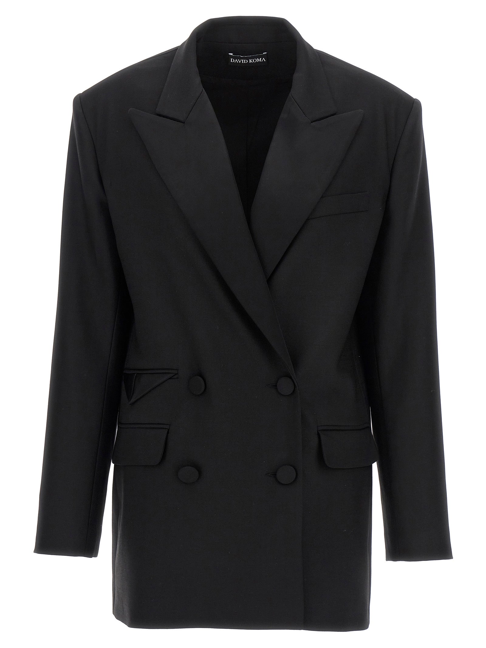 DAVID KOMA - DAVID KOMA - ’Tailored Tuxedo’ blazer - Women’s Clothing