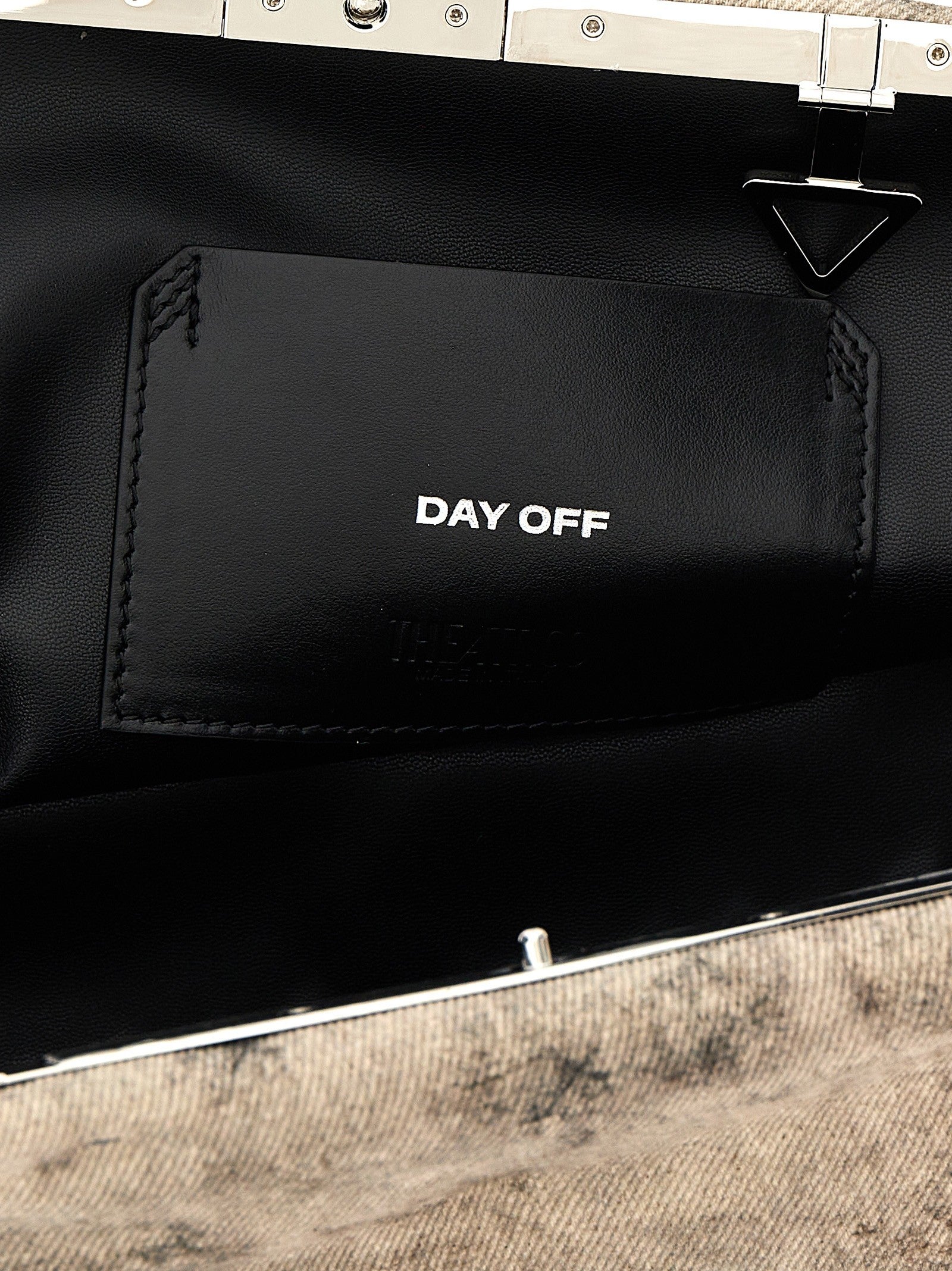 The Attico Day Off Clutch Grey