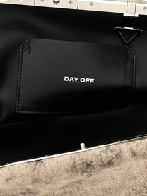 The Attico Day Off Clutch Grey