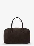 Toteme Women's Day Suede Handbag Brown, view 3