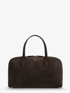 Toteme Women's Day Suede Handbag Brown