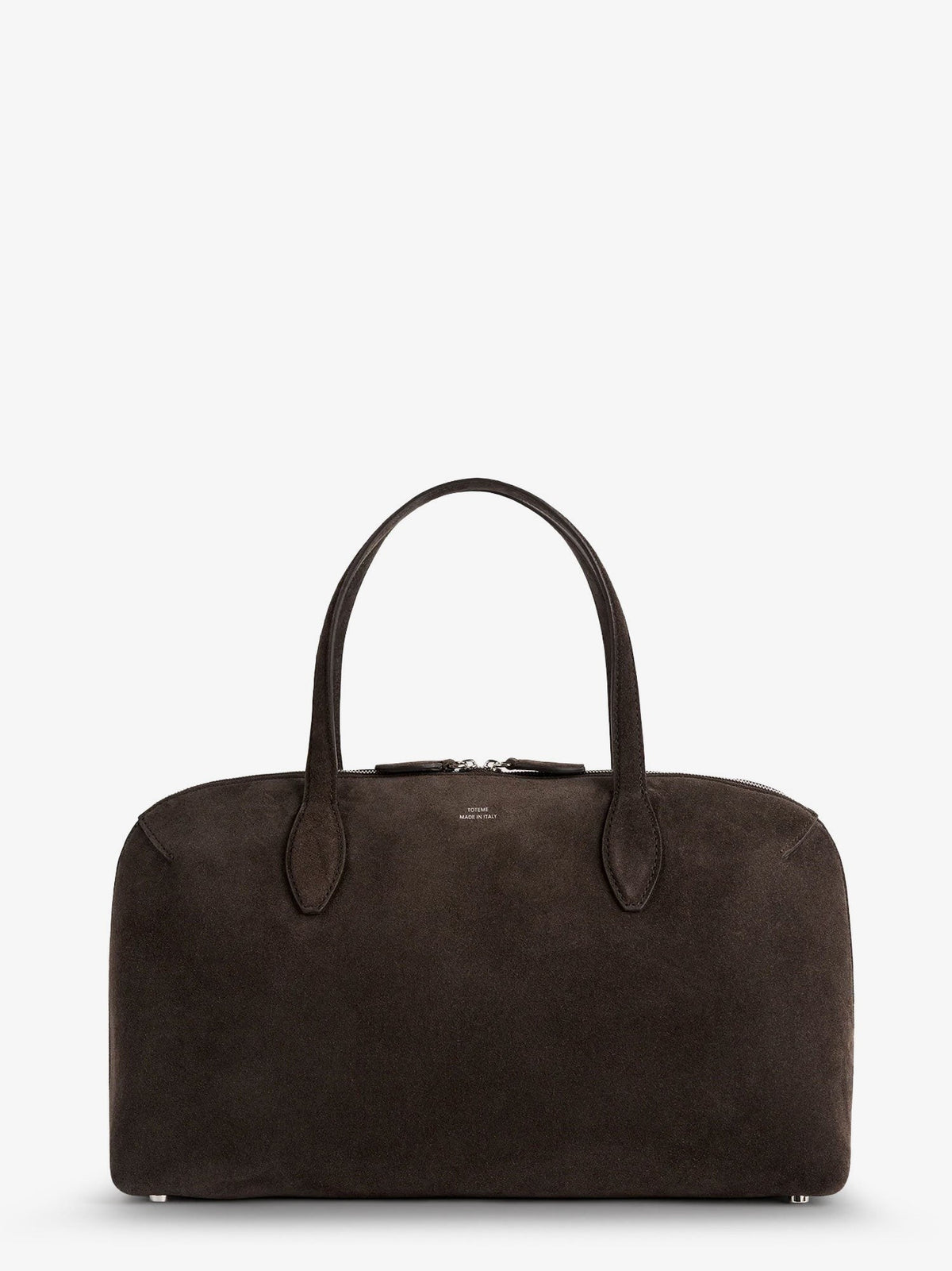 Toteme Women's Day Suede Handbag Brown
