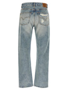 ISABEL MARANT Daya Cropped Jeans Blue, view 2