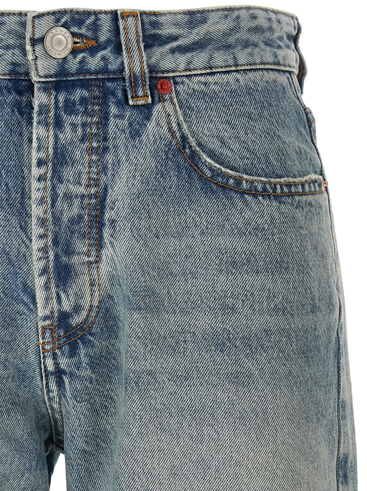 ISABEL MARANT Daya Cropped Jeans Blue, view 3