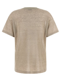 Brunello Cucinelli Dazzling Collar Sweater Beige