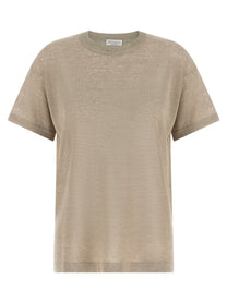 Brunello Cucinelli Dazzling Collar Sweater Beige