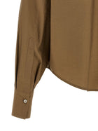 Brunello Cucinelli Dazzling Seabed Embroidery Shirt Beige, view 4
