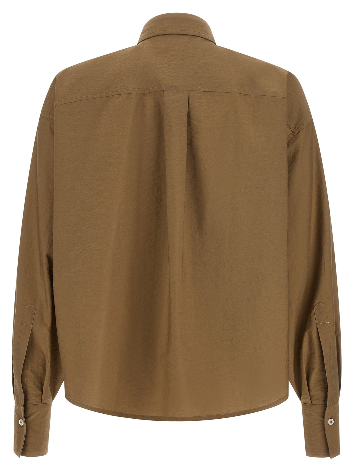 Brunello Cucinelli Dazzling Seabed Embroidery Shirt Beige, view 2