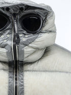 C.P. Company Men's DD Shell Explorer Lens Denier Matte Micro Ripstop Nylon Down Jacket Grey