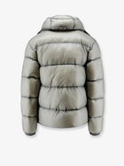C.P. Company Men's DD Shell Explorer Lens Denier Matte Micro Ripstop Nylon Down Jacket Grey