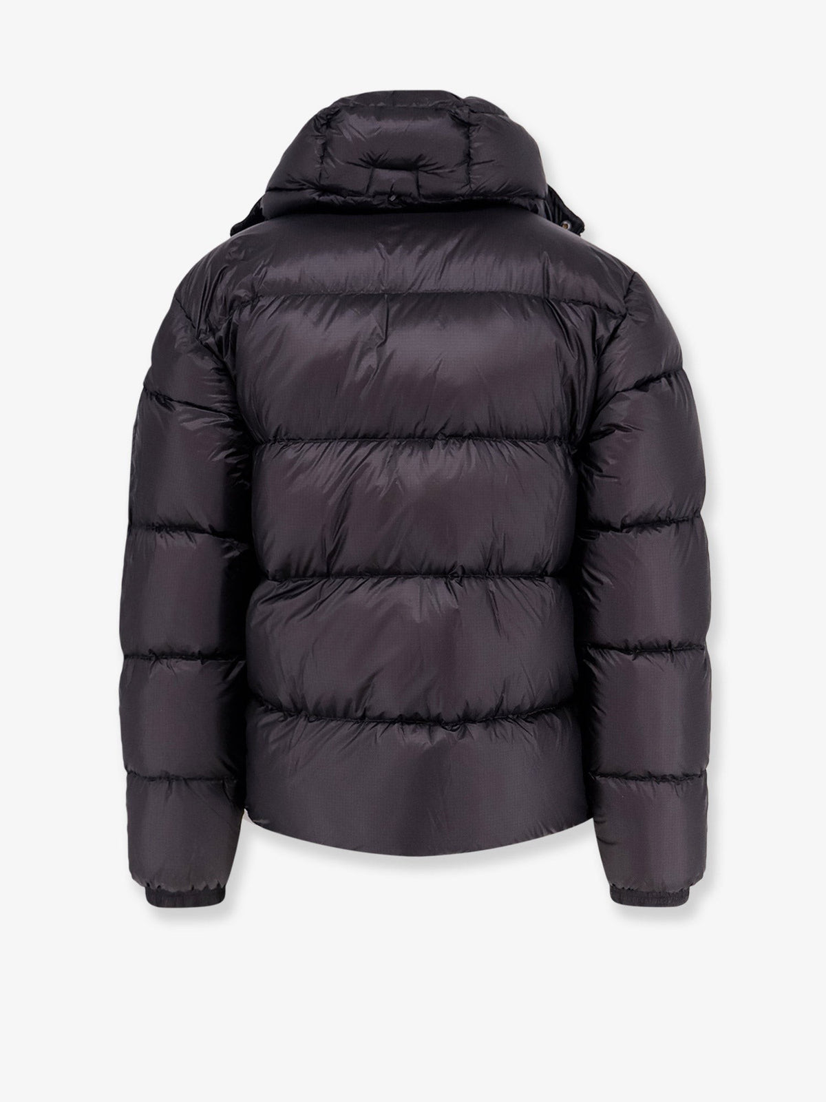 C.P. Company Men's DD Shell Explorer Lens Down Jacket in Denier Matte Micro Ripstop Nylon Black