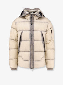 C.P. Company Men's DD Shell Explorer Lens Medium Down Jacket Silver