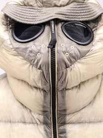 C.P. Company Men's DD Shell Explorer Lens Medium Down Jacket Silver, view 3