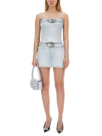 Diesel Women's DE Flip Skirt Blue Diesel