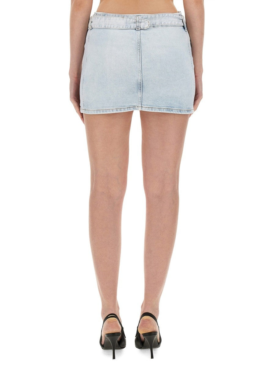 Diesel Women's DE Flip Skirt Blue Diesel