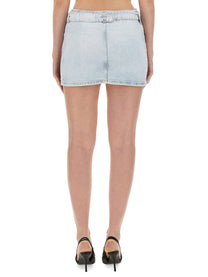 Diesel Women's DE Flip Skirt Blue Diesel