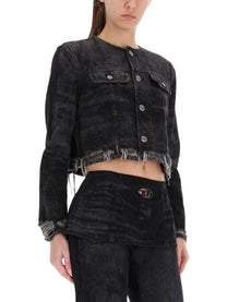 Diesel Women's DE Graffy Fsh Jacket Black Diesel