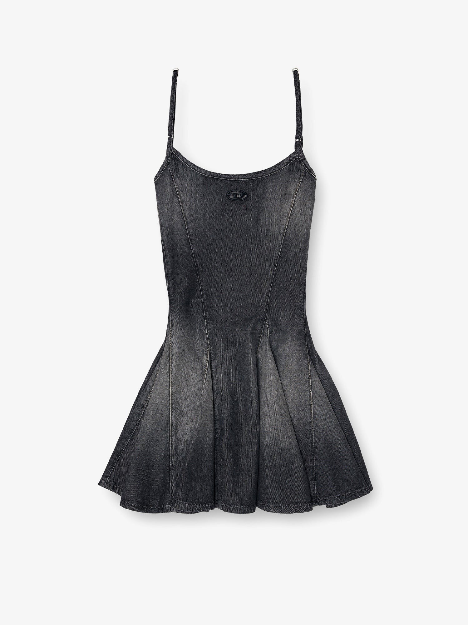 Diesel Women's DE Spoky Denim Short Dress Black