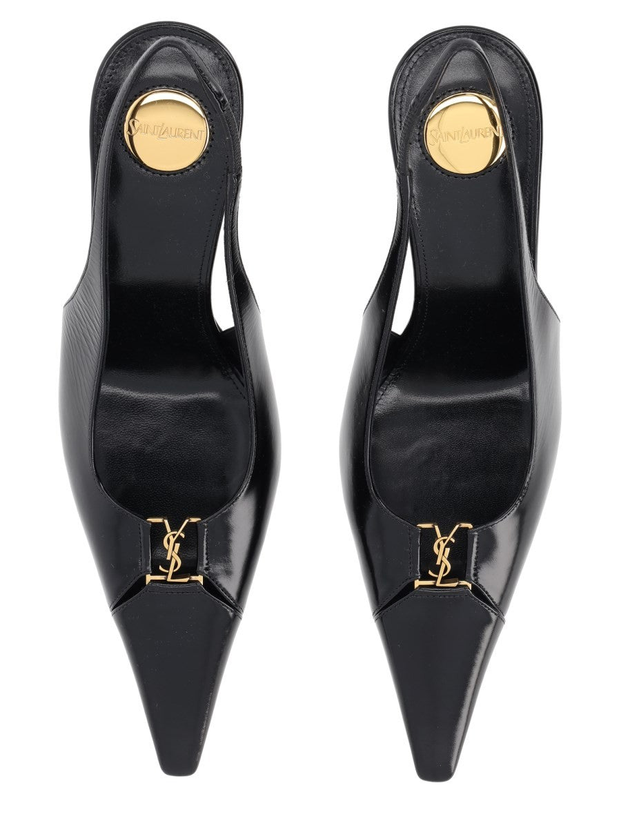 Saint Laurent Women's Décolleté Babylone Breteuil Black, view 5