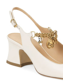 Chloé Women's Décolleté Chloé Charms White