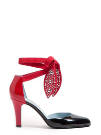 Valentino Women's Décolleté Foliefoliage Black