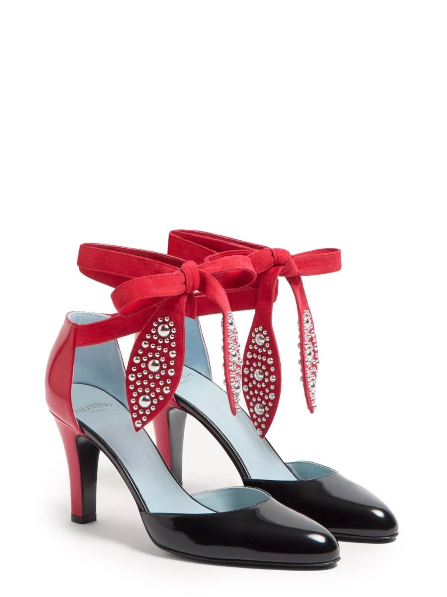 Valentino Women's Décolleté Foliefoliage Black