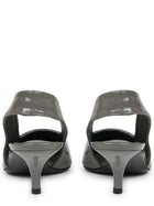 Toteme Women's Leather Décolleté Grey, view 4