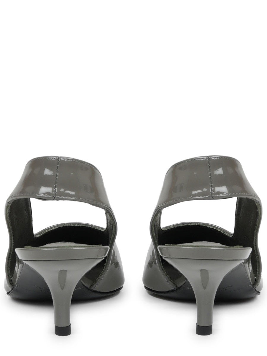 Toteme Women's Décolleté in Pelle Grey