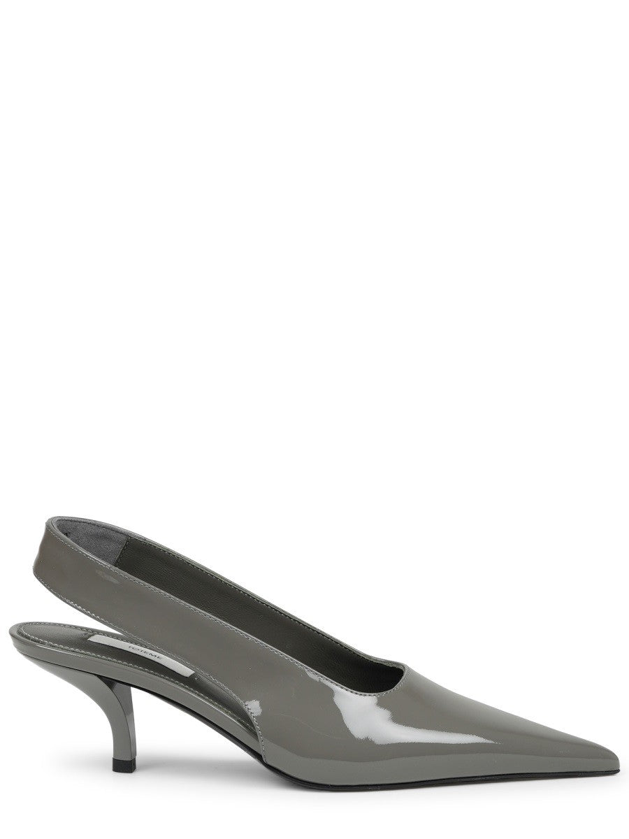 Toteme Women's Décolleté in Pelle Grey