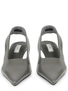 Toteme Women's Leather Décolleté Grey, view 3