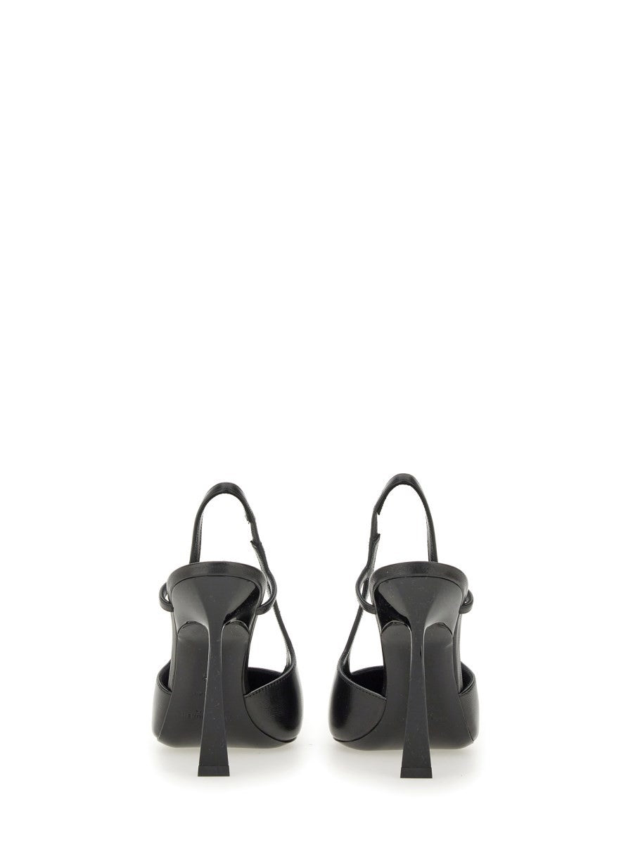 Saint Laurent Women's Décolleté Jeanne Black, view 3
