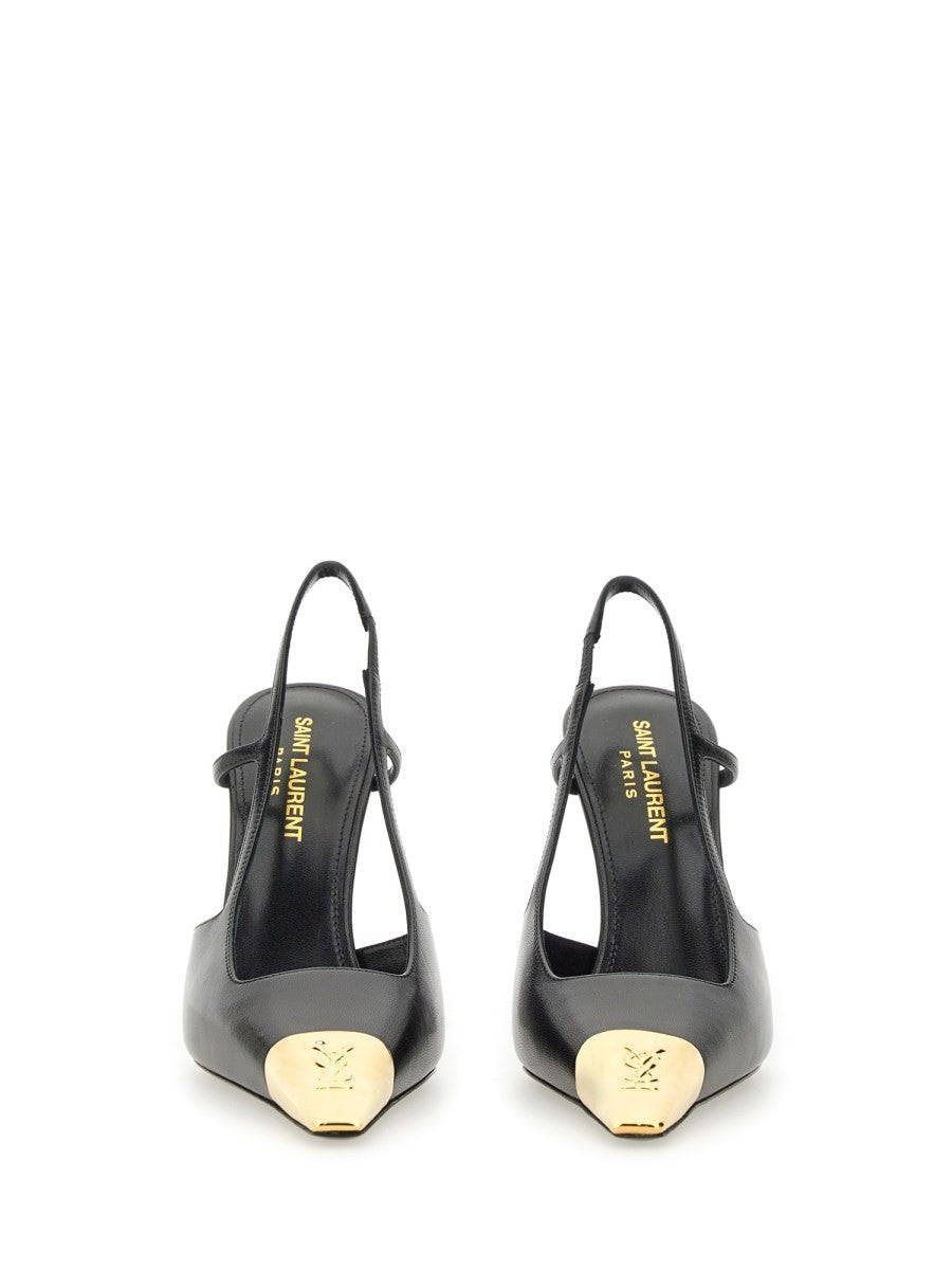 Saint Laurent Women's Décolleté Jeanne Black, view 4