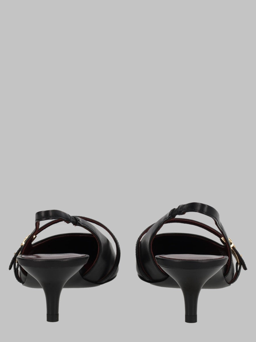 Tory Burch Women's Écolleté Mary Jane Con Cinturino Fibbia Doppia Black