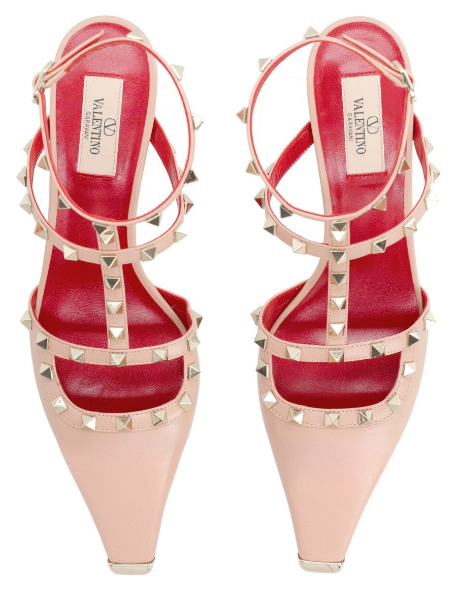 Valentino Women's Décolleté Rockstud in Capretto Blue