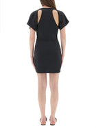 alexanderwang Women's Deconstructed Short Dress Black, view 3