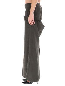 Jean Paul Gaultier Women's Deconstructed Skirt Grey