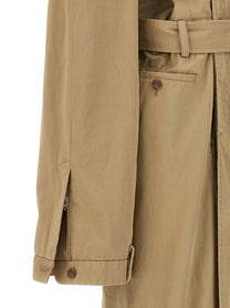 Balenciaga Deconstructed Trench Coat Beige