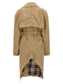 Balenciaga Deconstructed Trench Coat Beige
