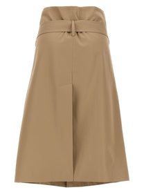 Vetements Deconstructed Trenchcoat Skirt Beige