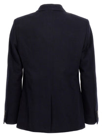 ETRO Decorative Basting Blazer Blue