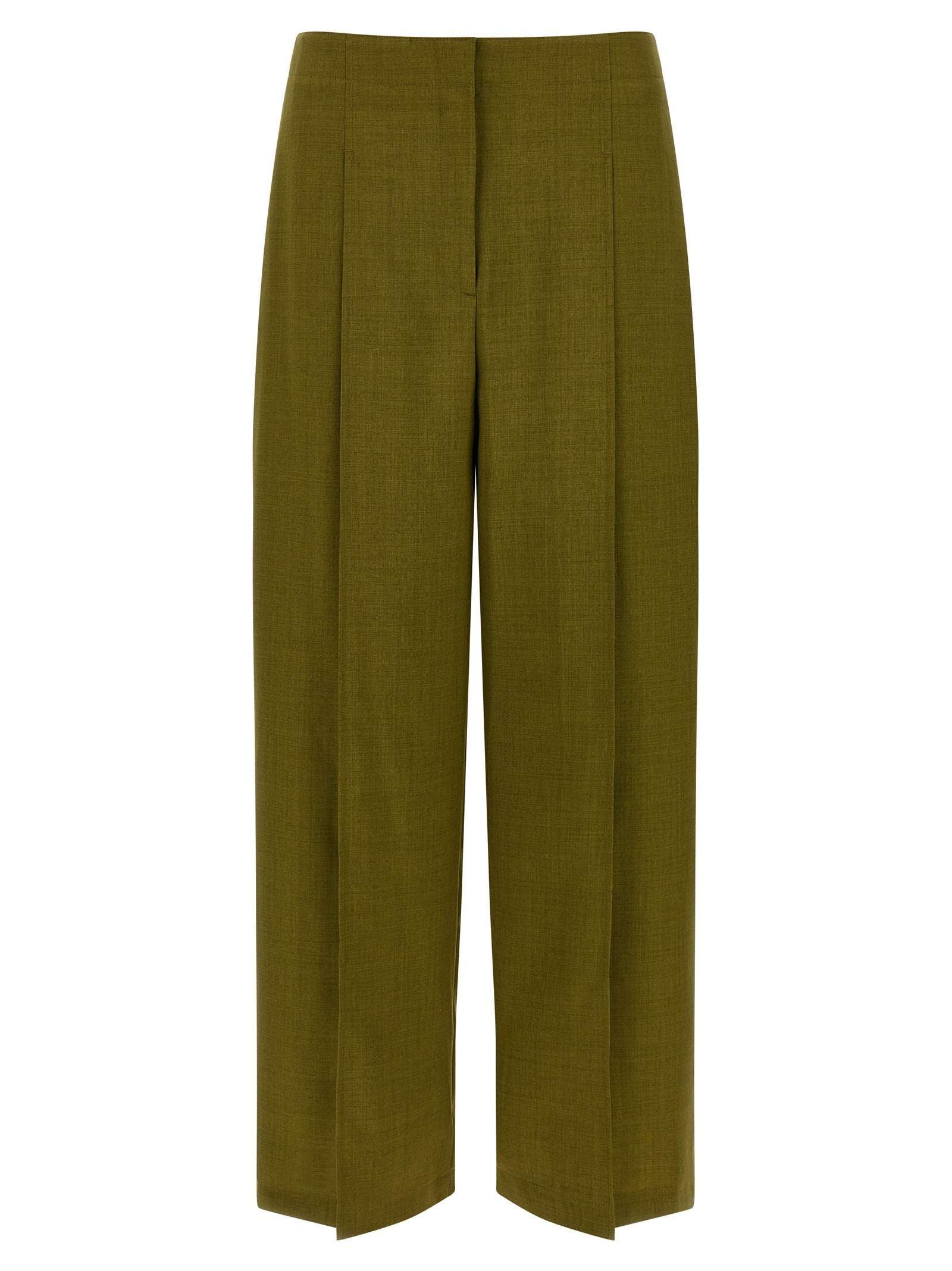 Theory Deep Pleat Pants Green