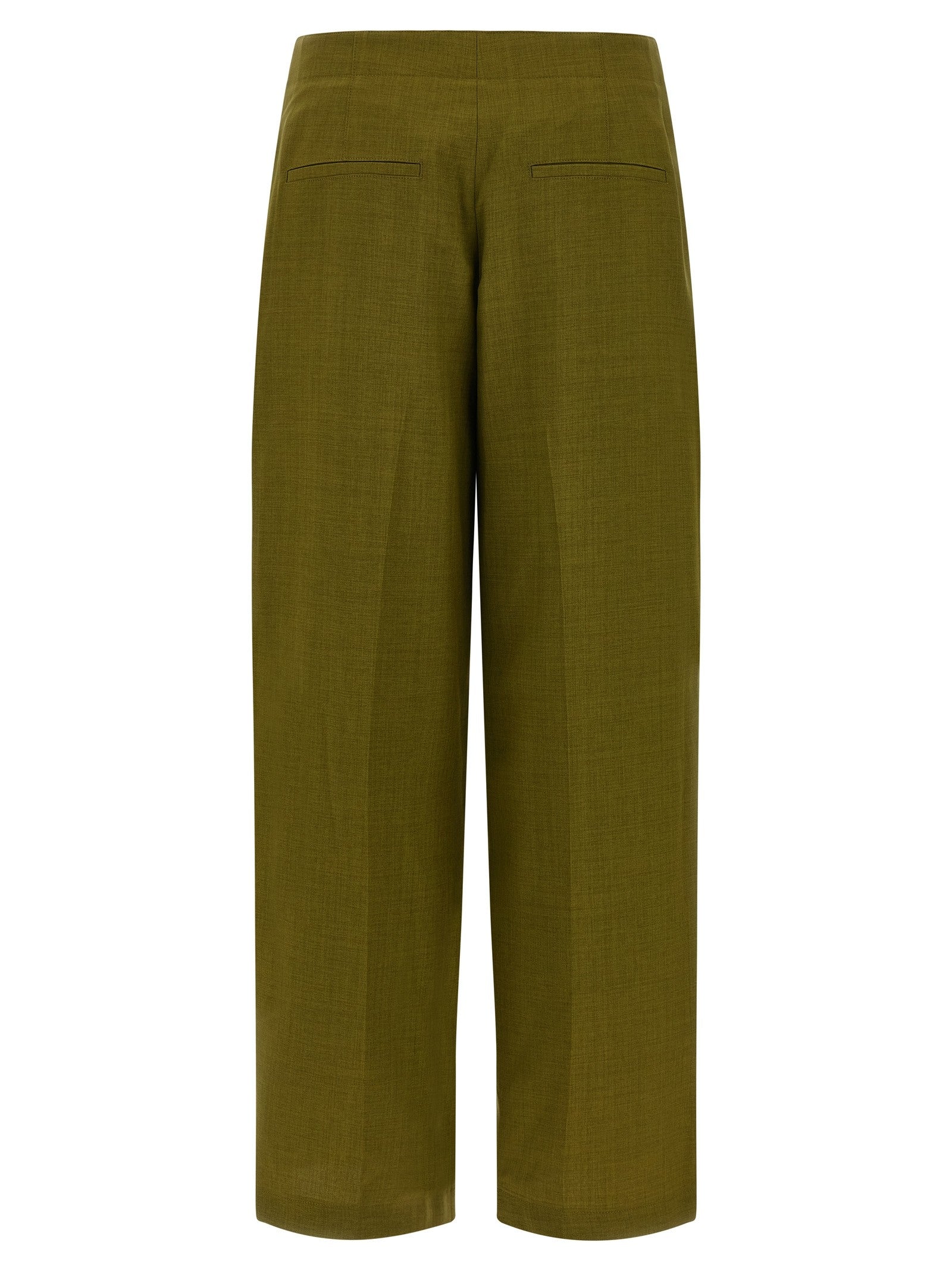 Theory Deep Pleat Pants Green