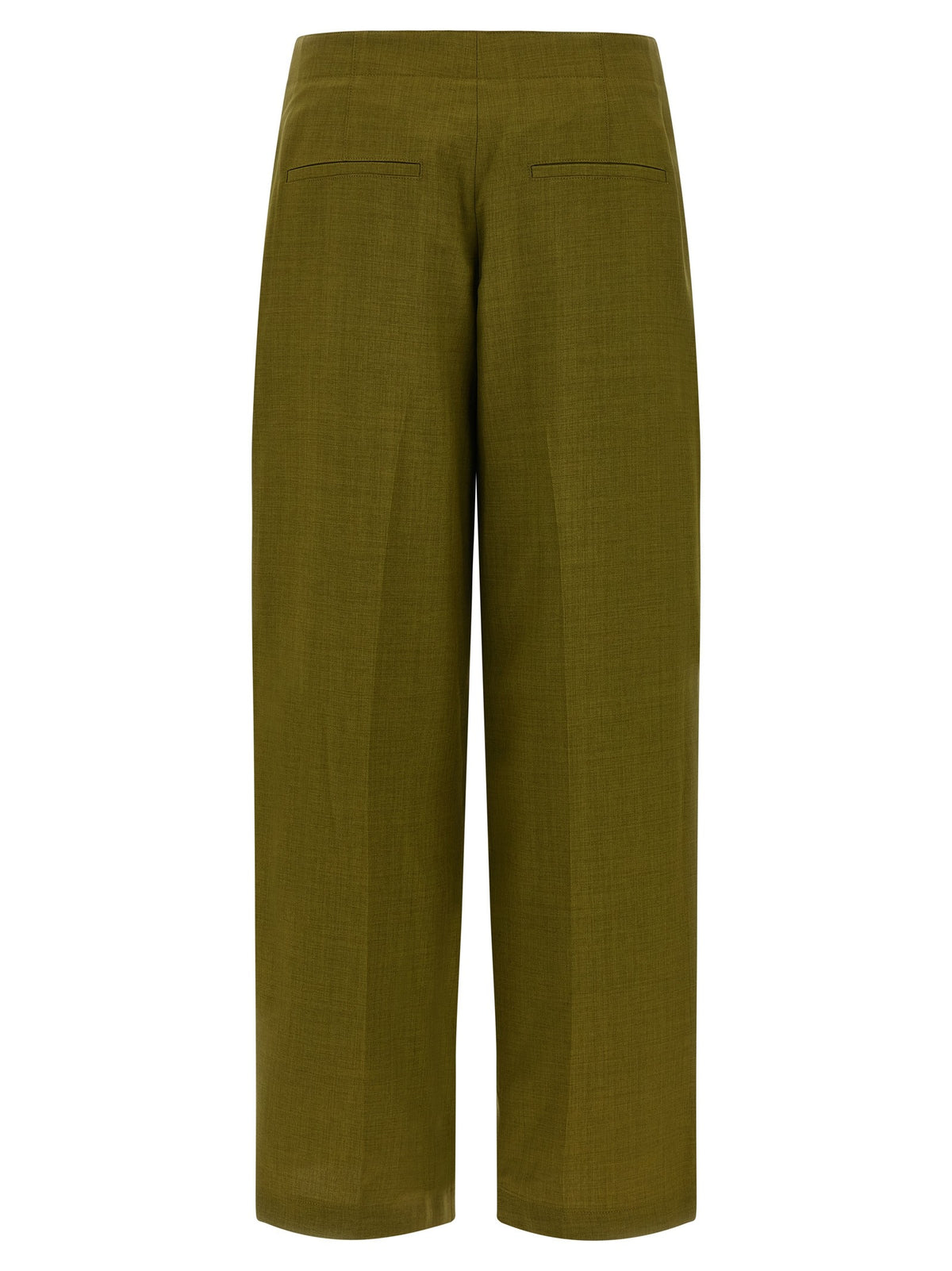 Theory Deep Pleat Pants Green, view 2
